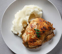 Fried Chicken with nshima