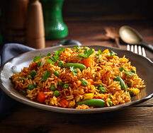 Schezwan Fried Rice Chicken