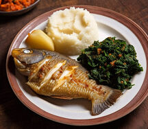 Nshima with fish