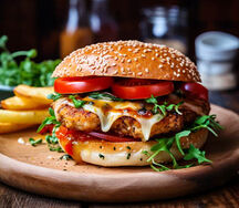Chicken fillet burger
