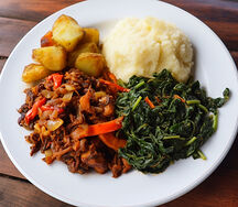 Nshima with Kapenta