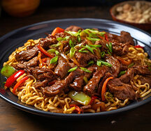Schezwan Noodles beef