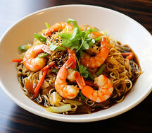 Haka noodles prawns