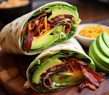 Bacon & cheese Wrap