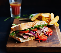 Steak sarnie