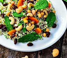 Moroccan couscous salad