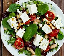 Tuscan white bean salad