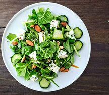 Butternut & feta salad