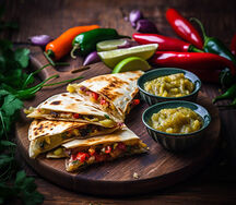 Vegetarian quesadilas