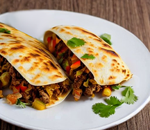 Mexican chicken quesadilas