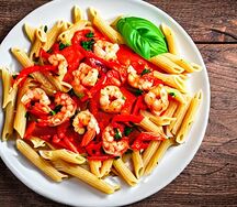 Prawn pasta