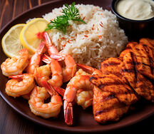Chicken & Prawns