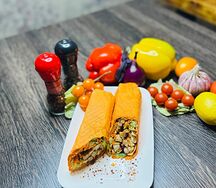 Шаурма в сырном лаваше