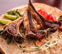 Шашлык из бараньей корейки