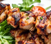 Шашлык из филе куриного бедра