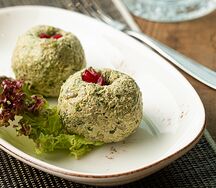 Лобио зеленое с грецкими орехами