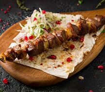 Шашлык из баранины с курдюком