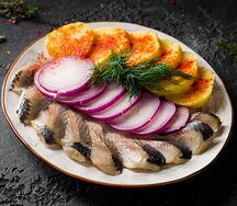 Сельдь с картошкой
