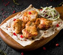 Шашлык из куриного бедра