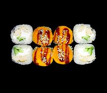 Запеченный ролл с куриным филе