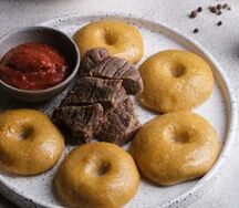 Хинкал из кукурузной муки
