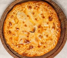 Даргинское чуду с рубленым мясом, картофелем и луком Пирог