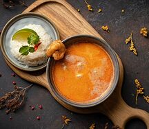 Суп Том ям с креветками