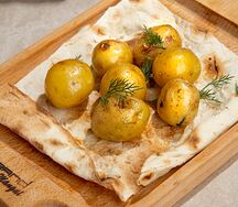 Картофель на мангале