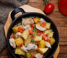 Жаркое с курицей