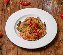 Фунчоза с овощами