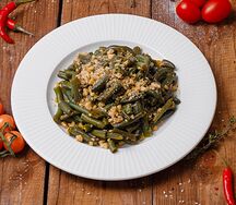 Фасоль с грецким орехом