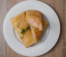 Блинчик с ветчиной и сыром