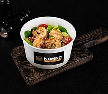 Салат с креветками и авокадо