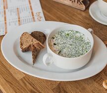 Окрошка с курицей