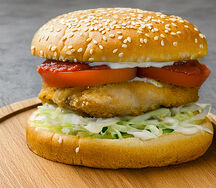 Гамбургер с куриным мясом