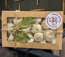 36 замороженных пельменей с диким кабаном