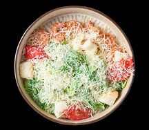 Салат Цезарь с креветками