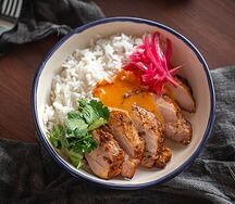 Имбирный цыпленок с рисом 