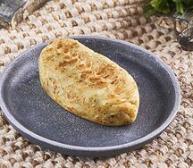 Кок-самса с сыром и зеленью