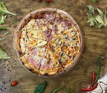 Пицца 33см Четыре сезона