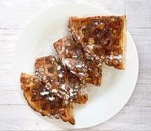 Вафли Венские с грушевым джемом