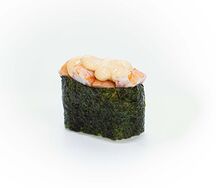 Гункан с креветкой