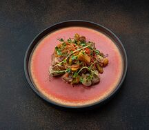 Курица в кисло-сладком соусе с ананасом