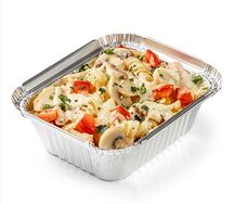 Паста с цыпленком и грибами