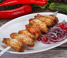 Шашлык из куриных крыльев