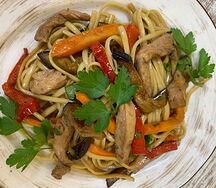 Лапша Удон с курицей