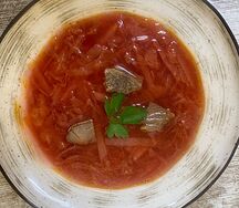 Борщ с говядиной
