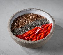 Каша Семь злаков с хурмой