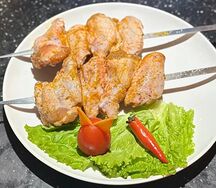 Шашлык из куриных крылышек 