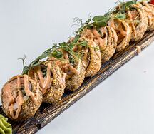 Жареный ролл спайс без риса